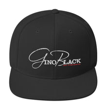 Load image into Gallery viewer, GINO BLACK LOGO - Snapback Hat