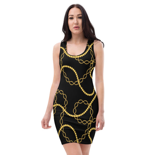 Gold Chain Cocktail Dress