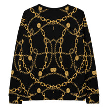 Load image into Gallery viewer, Black and Gold Unisex Sweatshirt