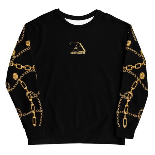 Black and Gold Logo Sweatshirt