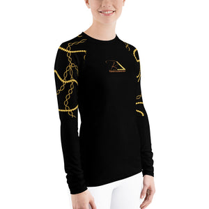 Gold Chain Long Sleeve Top