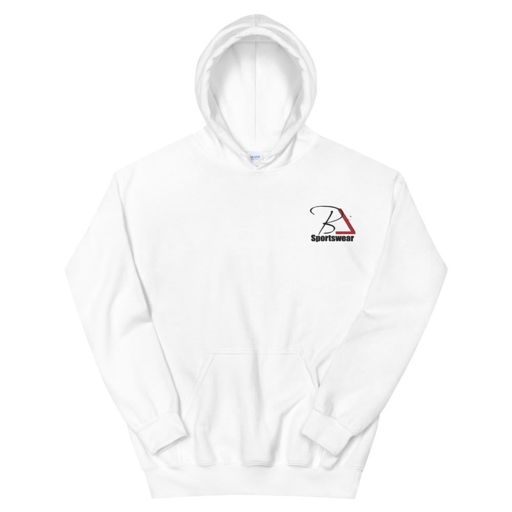 Blackout7 Sportwear Embroidered Hoodie (White)