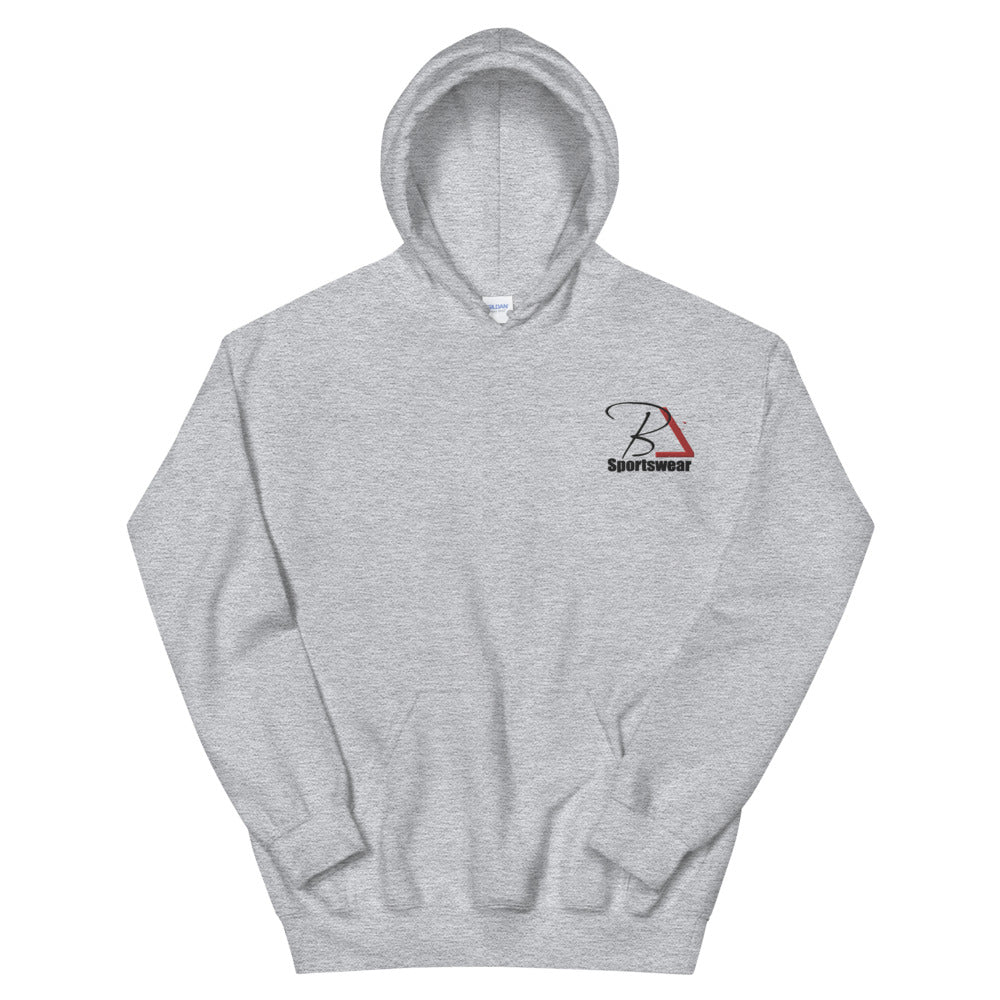 Blackout7 Sportswear Embroidered Hoodie (Grey)