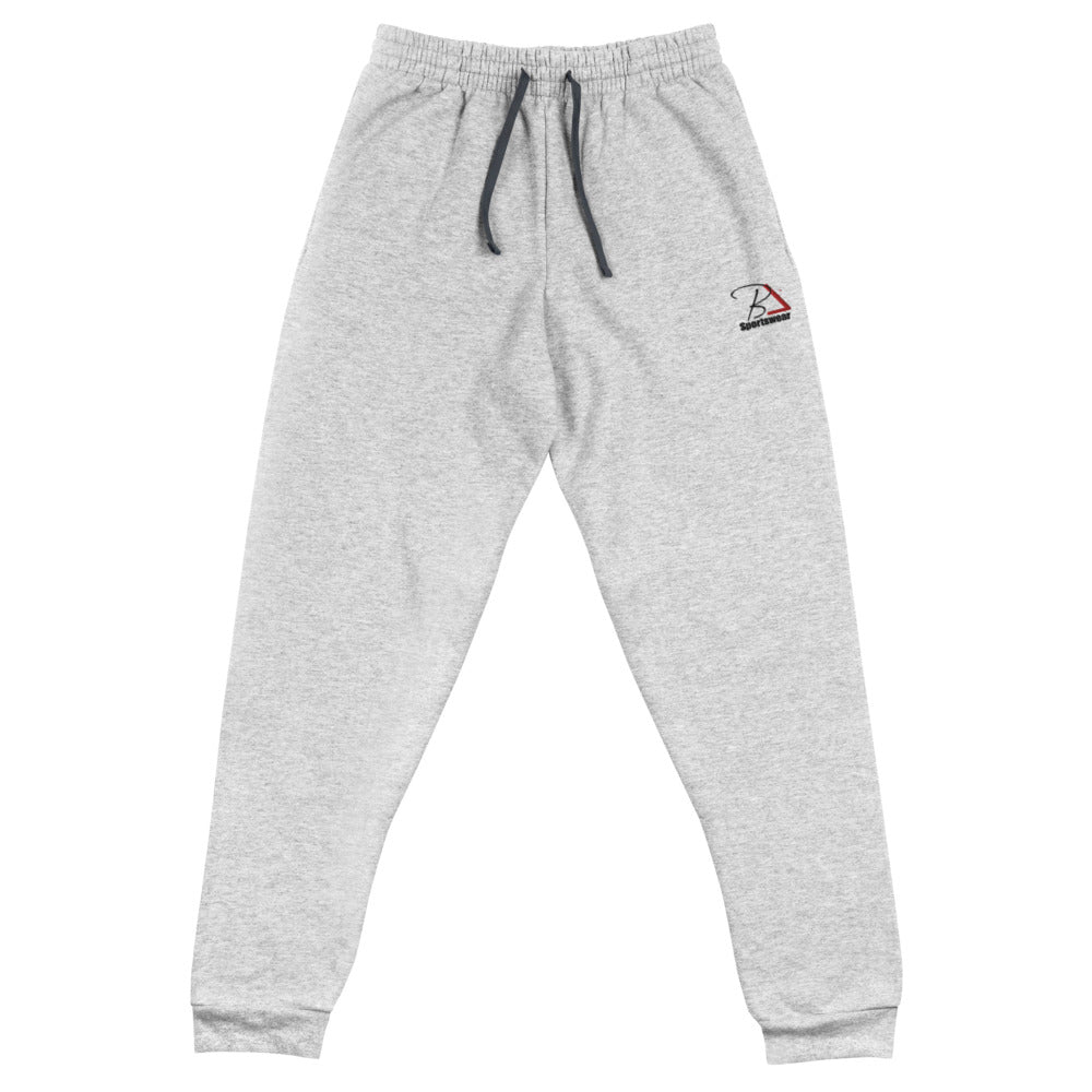 Blackout7 Embroidered Unisex Joggers (Grey)